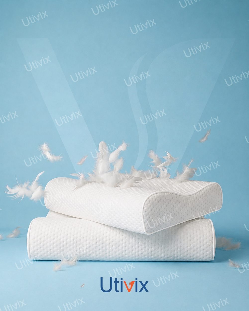 Ortopedik Visco Yastık Boyun Destekli Hipoalerjenik 60x40 cm Visco Uyku Yastığı