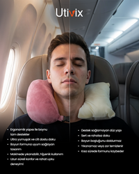 Ortopedik Visco Seyahat Yastığı – Lüks Konfor ve Ergonomik Boyun Desteği