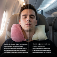 Ortopedik Visco Seyahat Yastığı – Lüks Konfor ve Ergonomik Boyun Desteği